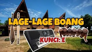 LAGE-LAGE BOANG | Karaoke Sulim Lambok, Kunci E ma attong 😃 | versi Keyboard