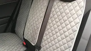 Универсальные накидки Трокот из алькантары на сиденьях Hyundai Creta