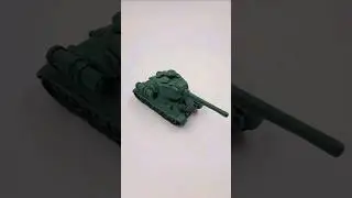 Как слепить Т-34-85 из пластилина #soviettank #t3485 #т3485 #деньпобеды #какслепить #пластилин #вов