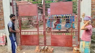 Techniques of Gate Install Properly on Main Entrance |Front Design Gate Fitting | Home gate Fitting