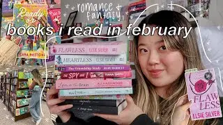 all of the books i read in february! 📚💌 romances, fantasy, & more + ratings!