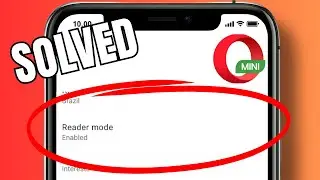 How to turn on reader mode in Opera Mini
