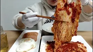 [먹방] 대전 선화동 실비김치 | very spicy Kimchi mukbang