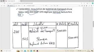 Compta Débutant Partie 2: Enregistrement des Operations Comptable