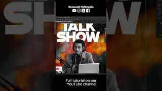 Design a Talk Show Flyer in Photoshop in Minutes! #TalkShowFlyer #FlyerDesign #BeginnerPhotoshop