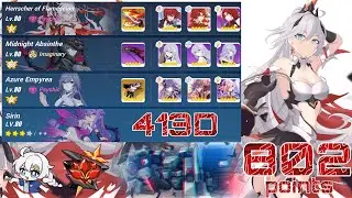 [Honkai Impact 3 SEA] EX Abyss RL (413D) - MHT-3B Nirvana (802 pts) HF(S2) MA(SSS) AE(SS) Sirin 3*