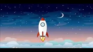Flying Rocket Animation Effects using CSS | Rocket Launch Animation Effects with CSS.
