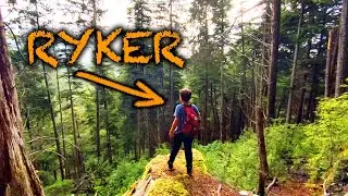 Ryker Hikes Upper Cross Trail - Sitka, Southeast Alaska