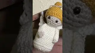 Crochet angel amigurumi #shorts #crochet #christmas #diy #howtocrochet #craft #häkeln #amigurumi