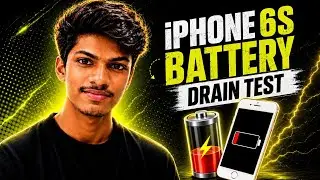 iphone 6s battery drain test  in Tamil #iPhone6s #zerotechtamil