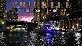 URBAN NIGHT WALK IN BRICKELL, MIAMI CITY LIGHTS & VIBES