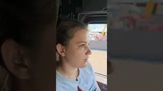 Как дальнобойщица справляется с жарой в рейсе! #merdgiolife #дальнобой