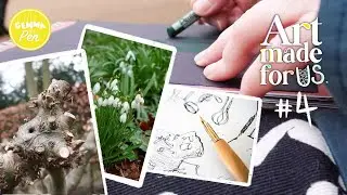 Finding inspiration despite the chilly damp! | Art Made For Us