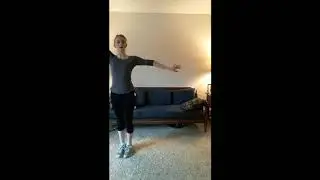 Trinity's pre jazz/hip hop warm up