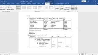 SYBcom - Management accounting- Study of Financial statement