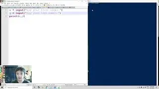 Basic Python program to collect name by Jake