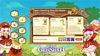 Figures Standing Atop the Dunes | Shared Sight | Genshin Impact