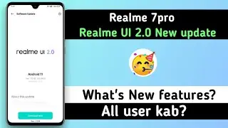 Realme 7pro Realme UI 2.0 update rolling out | Realme UI 2.0 update | Anu tech 🤩