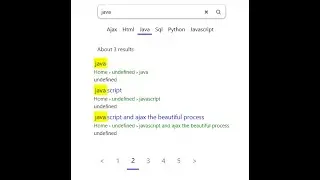 How to make pagination | Highlight Text | Filtering