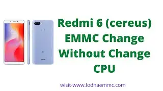 redmi 6 emmc change without cpu  ..ufi box ..100% success