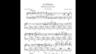 La Paloma Sebastián Iradier Sheet Music Tutorial Ноты пианино