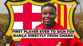 DAVID ODURO - First player ever to sign for Barça directly from Ghana