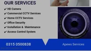 CCTV camera installation