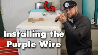 WE49X37037 GE Dryer Heater Wire Installation - How to Install