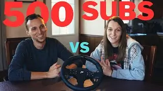 500 SUBS! Husband VS Wife Live Stream Competition - Fanatec CSL DD / Sim Racing Challenge