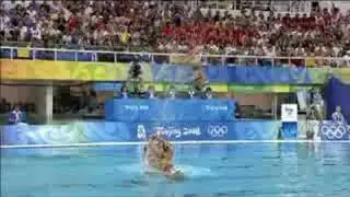 SWIMMING SYNCHRONISED TEAM FREE ROUTINE