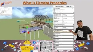 BIM-VDC | Fuzor Tutorial | 4D Simulation | What is Element Properties | 3D Marker | Split Geometry