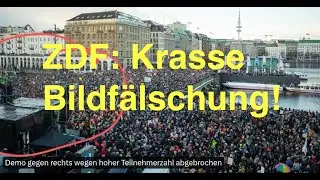 ZDF: Krasse Bild-Fälschung bei Protest gegen rechts