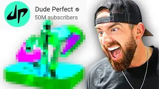 I Surprised Dude Perfect With Custom 50 Million Playbutton!