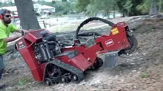 Toro Stump Grinder on grade
