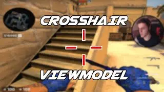 CS:GO - NAJBOLJI CROSSHAIR i VIEWMODEL!