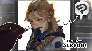 Drawing GENSHIN IMPACT Characters - DAY 2【Illustration Making】