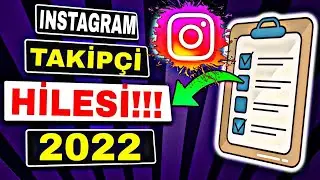 İNSTAGRAM HİLESİZ PROGRAMSIZ TÜRK TAKİPÇİ KASMA (2022) 1 GÜNDE 500 TAKİPÇİ
