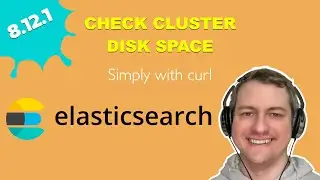 Check Elasticsearch cluster disk space and usage with one liner curl