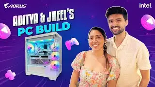 Aditya & Jheel get the ultimate White PC Build | Intel Core Ultra 9 x AORUS