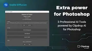 Explanation of how to activate and use the Clipdrop AI Toolkit script
