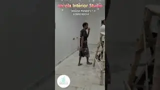Painting Process ❤️ Interior Project 83600 90245 #arcvila #home #interiordesign #asianpaints