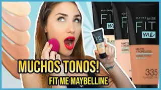 Una base SÚPER INCLUSIVA! Fit Me Maybelline | Juli Berea