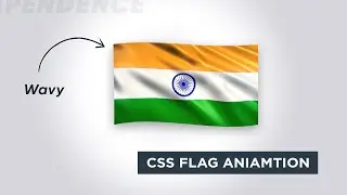 Flag Animation in Html & CSS | CSS Animation Effects