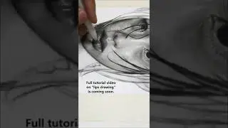 Realistic Lips Drawing Tutorial | HoYeon Jung