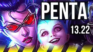 VAYNE & Rakan vs JINX & Lulu (ADC) | Penta, 2.5M mastery, 500+ games, 21/4/5 | BR Diamond | 13.22