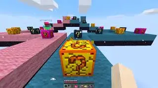IPHONE LUCKY BLOCK RACE | MINECRAFT