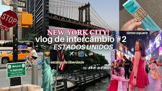 VLOG DE INTERCÂMBIO #2 | new york city baby!! 🇺🇸🛩️🗽