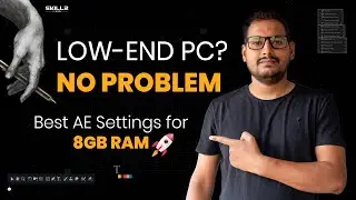 Best After Effects Settings for Low-End PCs (8GB RAM) ⚡ Make AE Faster!
