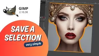 Save a Selection in GIMP- very simple!