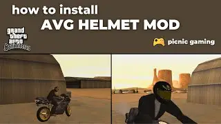 How to install Avg Helmet Mod in the GTA San Andreas | GTA SA Helmet Mod | CJ Helmet GTA SA